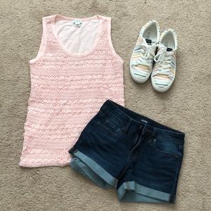 JCrew Crochet Top
